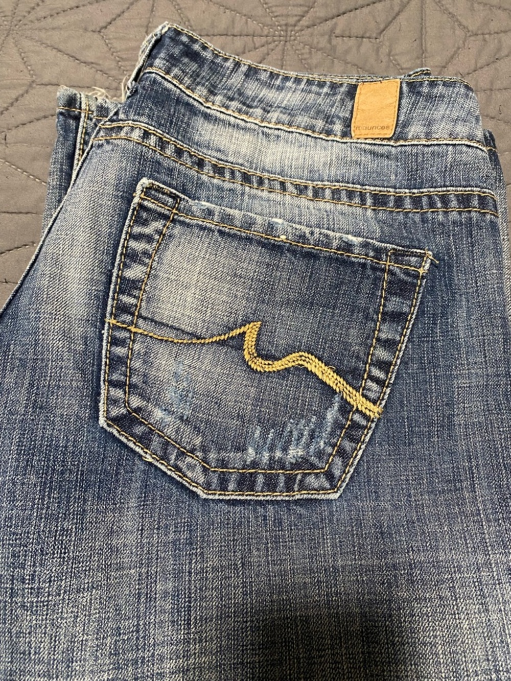 Maurices Vintage 5/6 Long Blue Denim Jeans